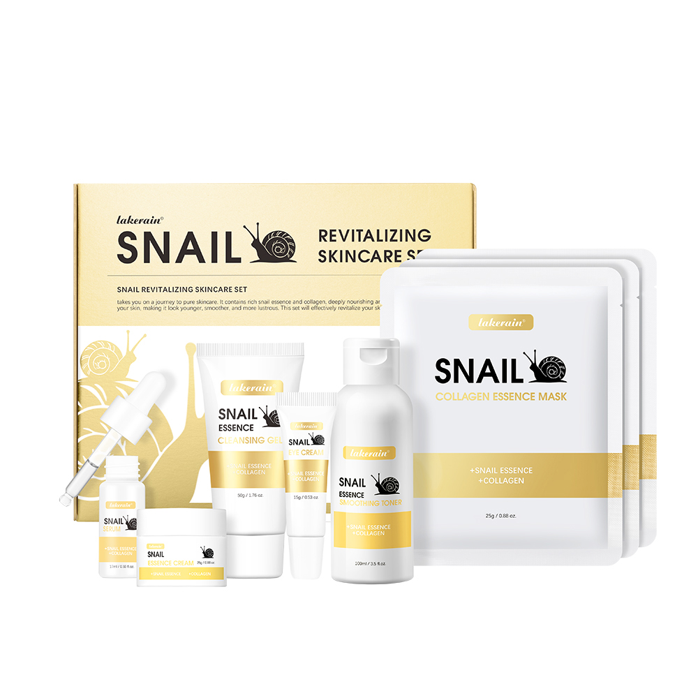 Snail Cream Gel - Набор из 8 предметов для ухода