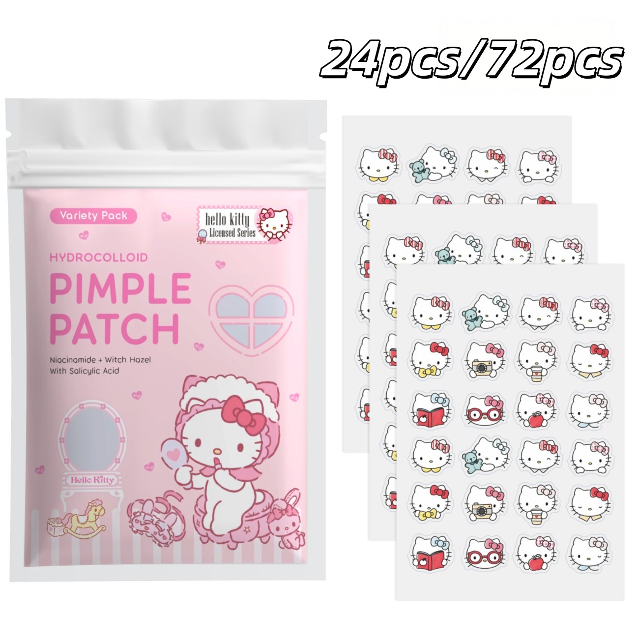 Hydrocolloid Acne Patch - 24/72 шт. гидроколлоидных патчей от прыщей