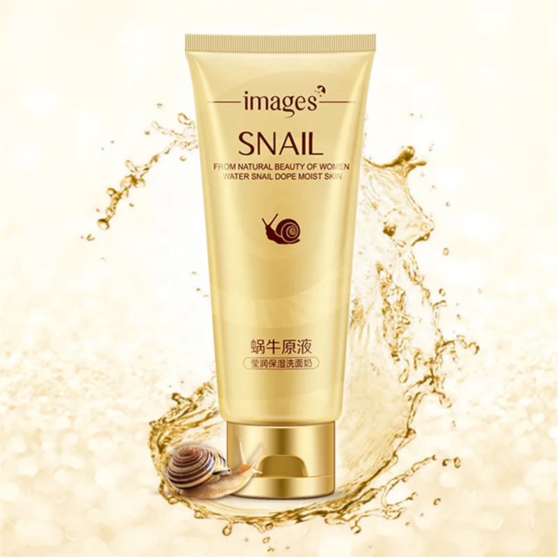 Snail Cream Gel - Очищающий гель IMAGES Snail Essence, глубоко