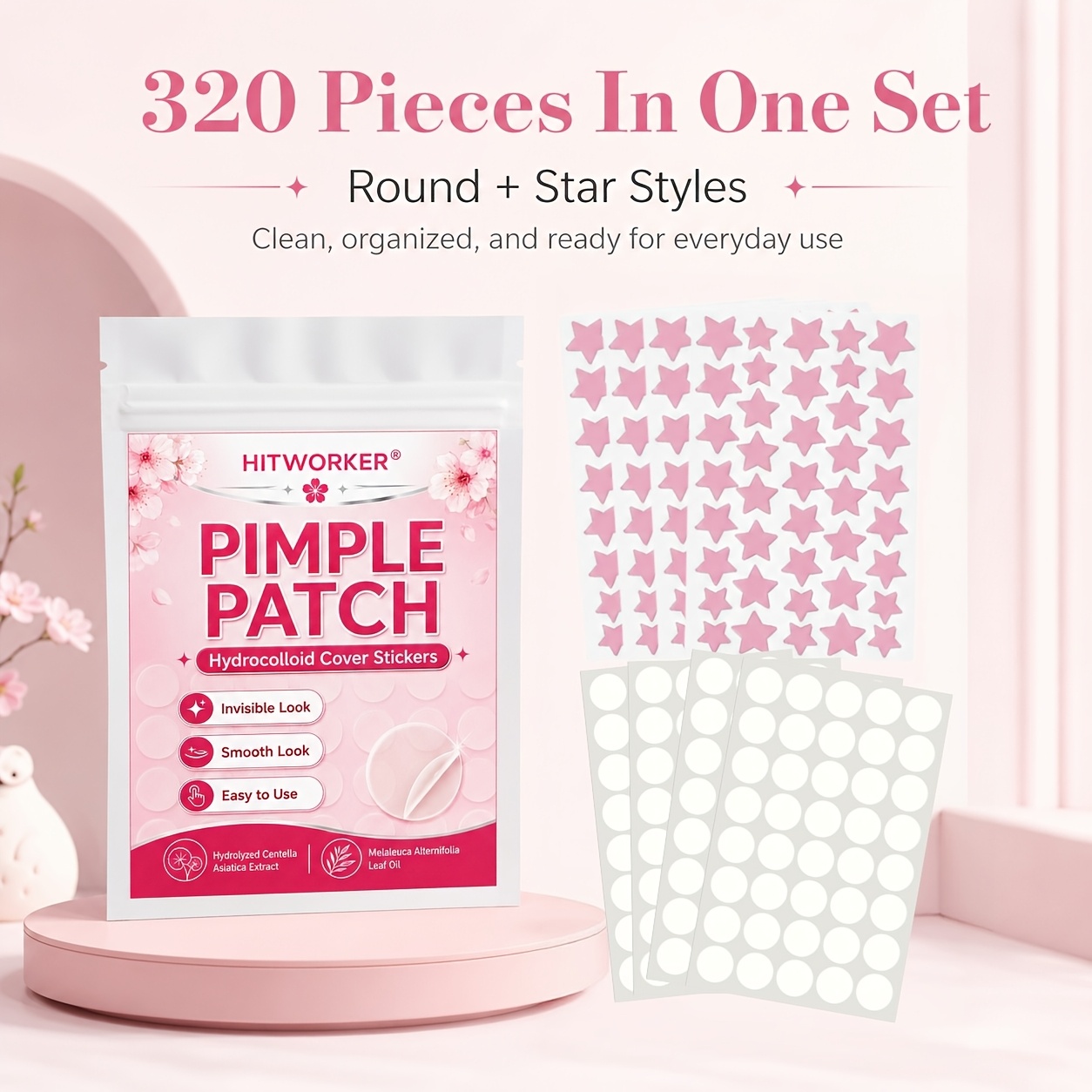 320 невидимых гидроколлоидных  – обзор и цена Hydrocolloid Acne Patch