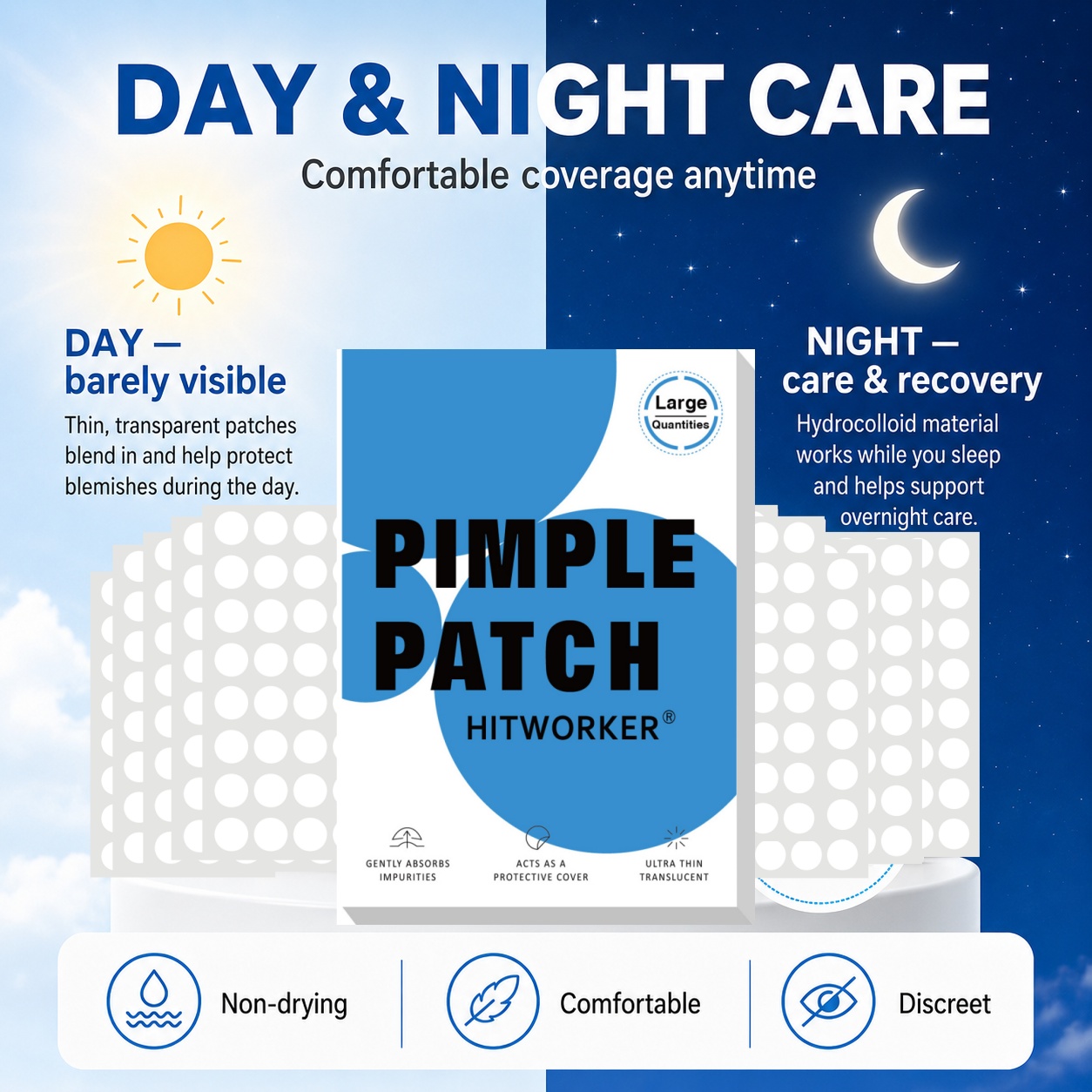 800 шт. гидроколлоидных пласты – обзор и цена Hydrocolloid Acne Patch